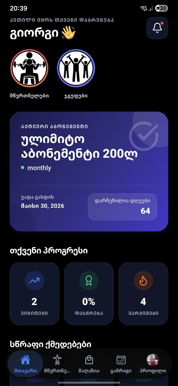Mobile App Dashboard